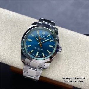 VSF Milgauss 116400GV 904L 40mm Blue Dial Green Crystal VS3131 - Image 3