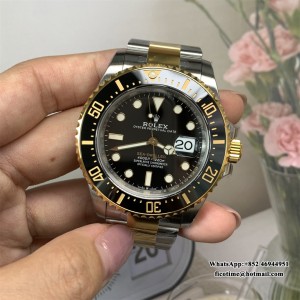 VSF Sea-Dweller 126603 43MM YG/SS Black Dial YG/SS Bracelet VS3235 - Image 8