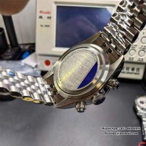 ZF DD7750 Tudor Black Bay Chrono 316L 41mm SS Bracelet White Dial - Image 9