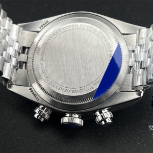 ZF DD7750 Tudor Black Bay Chrono 316L 41mm SS Bracelet Pink Dial - Image 3