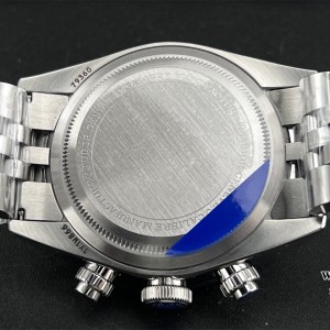 ZF DD7750 Tudor Black Bay Chrono 316L 41mm SS Bracelet Black Dial - Image 3