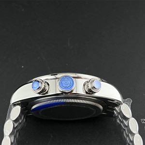 ZF DD7750 Tudor Black Bay Chrono 316L 41mm SS Bracelet Black Dial - Image 6