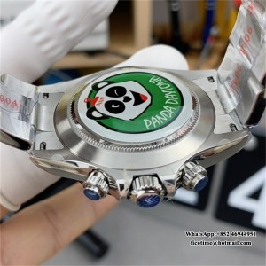 BTF DD4130 Daytona  Ceramic Bezel White Dial Panda SS Bracelet - Image 5