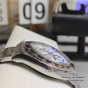 BTF DD4131 Daytona  Ceramic Bezel White Dial Panda SS Bracelet - Image 7