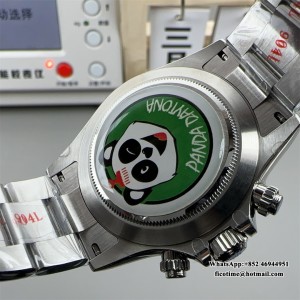 BTF DD4130 Daytona  Ceramic Bezel Black Dial SS Bracelet - Image 4