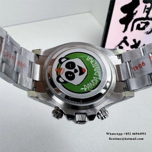 BTF DD4131 Daytona  Ceramic Bezel Black Dial SS Bracelet - Image 3