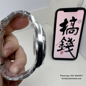 BTF DD4131 Daytona  Ceramic Bezel Black Dial SS Bracelet - Image 5