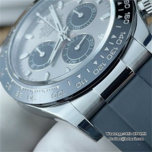 BTF DD4130 Daytona Ceramic Bezel Gray Dial Oysterflex Strap - Image 6
