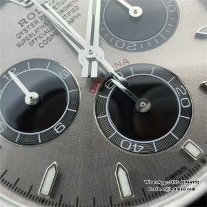 BTF DD4131 Daytona Ceramic Bezel Gray Dial Oysterflex Strap - Image 4