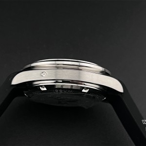 HRF A7750 Speedmaster 40mm Racing Master Black/White Dial Black Rubber Strap - Image 9