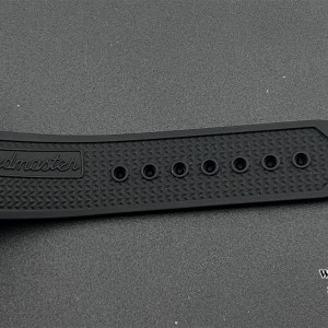 HRF A7750 Speedmaster 40mm Racing Master Black Dial Black Rubber Strap - Image 4