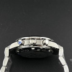 HRF A7750 Speedmaster 40mm Racing Master Grey/Black Dial SS Bracelet - Image 2