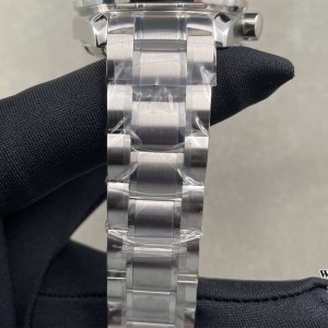 HRF A7750 Speedmaster 40mm Racing Master Black Dial SS Bracelet - Image 5