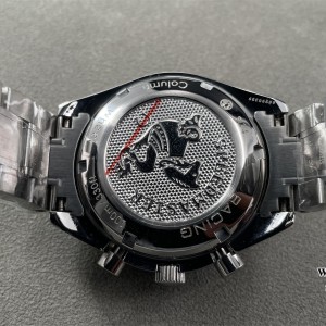HRF A7750 Speedmaster 40mm Racing Master Black Dial SS Bracelet - Image 8