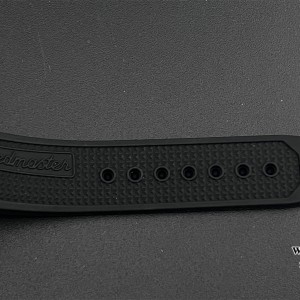 HRF A7750 Speedmaster 40mm Racing Master White Dial Black Rubber Strap - Image 3