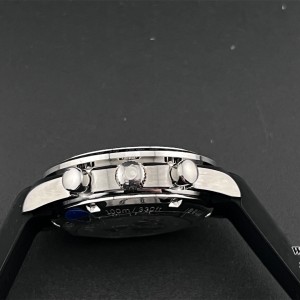 HRF A7750 Speedmaster 40mm Racing Master White Dial Black Rubber Strap - Image 7