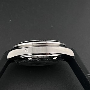 HRF A7750 Speedmaster 40mm Racing Master White Dial Black Rubber Strap - Image 8