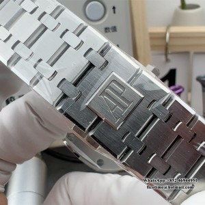 APSF A3120 AP Royal Oak 41mm 15400 Grey Dial SS Bracelet - Image 5