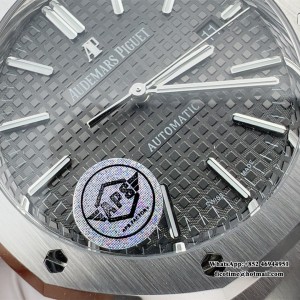 APSF A3120 AP Royal Oak 41mm 15400 Grey Dial SS Bracelet - Image 7