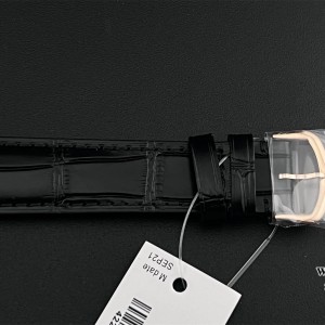 F1F Swiss Quartz Santos Dumont 43.5*31.4mm RG White Dial Black Leather Strap - Image 6