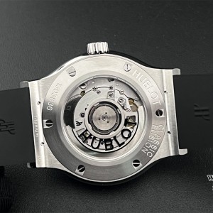 JJ+F A1110 Classic Fusion 42mm Grey Dial Black Rubber Strap - Image 5