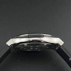 JJ+F A1110 Classic Fusion 42mm Grey Dial Black Rubber Strap - Image 7