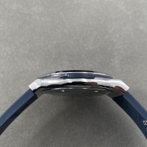 JJ+F A1110 Classic Fusion 42mm Blue Dial Blue Rubber Strap - Image 8