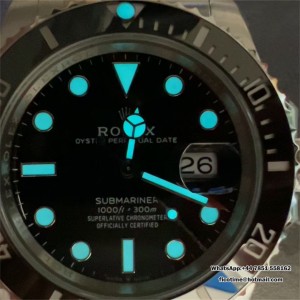 VSF VS3235 Submariner 41mm 126610LN Ceramic Black Dial 904L SS Bracelet - Image 9