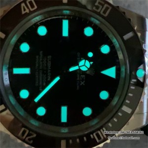 VSF VS3230 Submariner No Date 41mm 124060 Ceramic Black Dial 904L SS Bracelet - Image 9