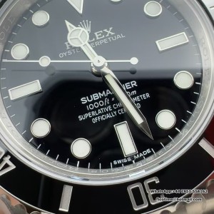 VSF VS3130 Submariner No Date 40mm 114060 Ceramic Black Dial 904L SS Bracelet - Image 8