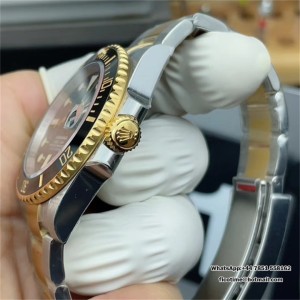 VSF VS3135 Submariner 40mm 116613LN Ceramic Black Dial 904L YG/SS Bracelet - Image 5