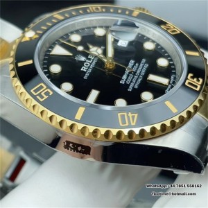 VSF VS3135 Submariner 40mm 116613LN Ceramic Black Dial 904L YG/SS Bracelet - Image 6