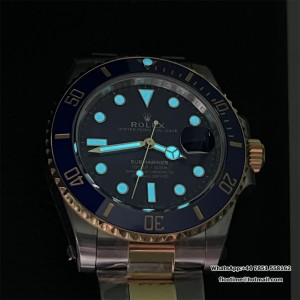 VSF VS3235 Submariner 41mm 126613LB Ceramic Blue Dial 904L YG/SS Bracelet - Image 9