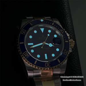VSF VS3135 Submariner 40mm 116613LB Ceramic Blue Dial 904L YG/SS Bracelet - Image 9