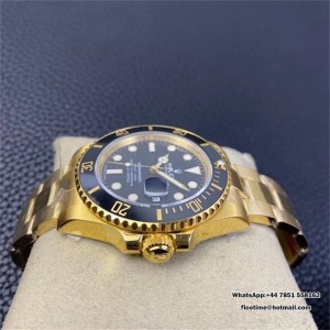 VSF VS3135 Submariner YG 40mm 116618LN Ceramic Black Dial 904L YG Bracelet - Image 4