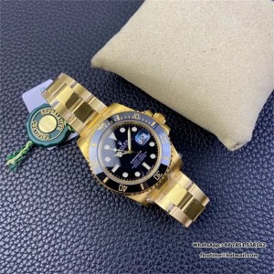 VSF VS3135 Submariner YG 40mm 116618LN Ceramic Black Dial 904L YG Bracelet - Image 6