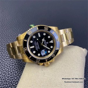 VSF VS3135 Submariner YG 40mm 116618LN Ceramic Black Dial 904L YG Bracelet - Image 7