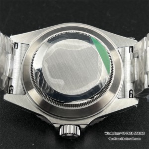 RAF A3135 Submariner 40mm 116610LV Green Bezel Black Dial Rehaut 904L SS Bracelet - Image 8