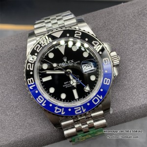 C+F 3285 GMT-Master II  126710 BLNR Black/Blue Ceramic Bezel 904L Jubilee Bracelet - Image 2