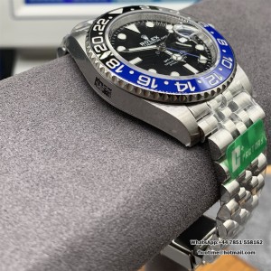 C+F 3285 GMT-Master II  126710 BLNR Black/Blue Ceramic Bezel 904L Jubilee Bracelet - Image 5