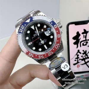 ARF SH3285 GMT-Master II  126710 BLRO Blue/Red Ceramic Bezel 904L Oyster Bracelet - Image 5