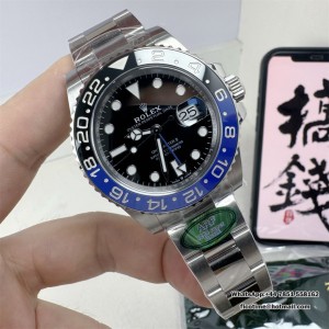 ARF SH3285 GMT-Master II  126710 BLNR Black/Blue Ceramic Bezel 904L Jubilee Bracelet - Image 3