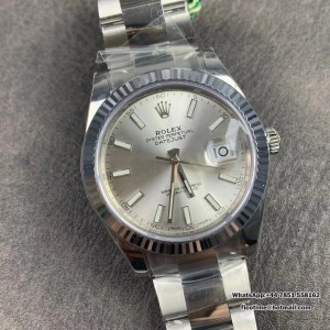 VSF VS3235 DateJust 41mm 126334 Fluted Bezel Silver Dial Oyster Bracelet - Image 4