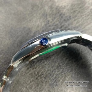 VSF VS3235 DateJust 41mm 126334 Fluted Bezel Silver Dial Oyster Bracelet - Image 5