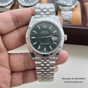 VSF VS3235 DateJust 41mm 126334 Fluted Bezel Mint Green Dial Jubilee Bracelet - Image 4