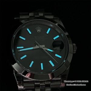 VSF VS3235 DateJust 41mm 126300 Smooth Bezel Mint Green Dial Jubilee Bracelet - Image 9