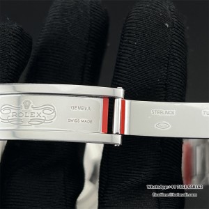 VSF VS3235 DateJust 41mm Wimbledon Fluted Bezel Grey Dial Green Roma Marker Oyster Bracelet - Image 7