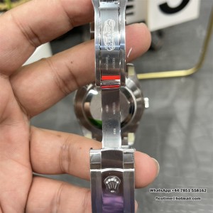 VSF VS3235 DateJust 41mm Wimbledon Fluted Bezel Grey Dial Green Roma Marker Jubilee Bracelet - Image 8