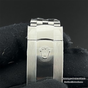 VSF VS3235 DateJust 41mm Wimbledon Smooth Bezel Grey Dial Green Roma Marker Jubilee Bracelet - Image 6