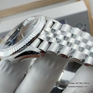 VSF VS3235 DateJust 36mm Fluted Bezel Blue Dial Jubilee Bracelet - Image 9